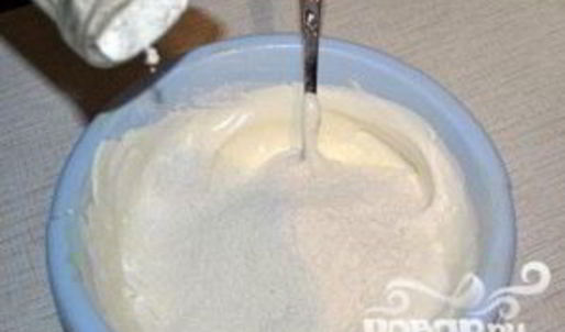 шарлотка с вишней