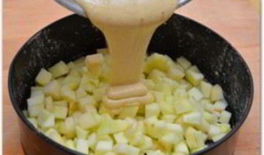 шарлотка с яблоками без разрыхлителя