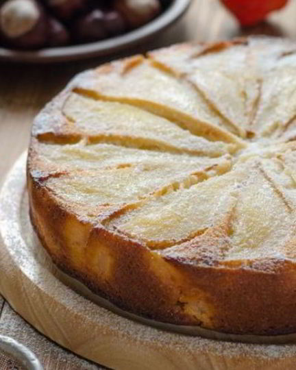 Рецепт шарлотки с яблоками и грушами