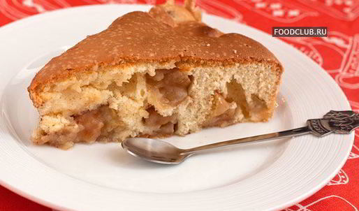 шарлотка с яблоками