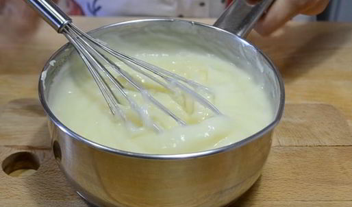 шарлотка с заварным кремом