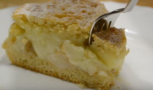 шарлотка с заварным кремом