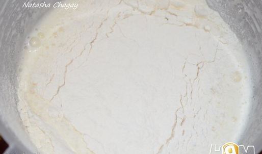 шарлотка со сметанным кремом