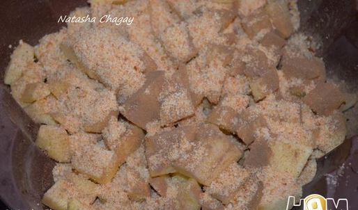 шарлотка со сметанным кремом