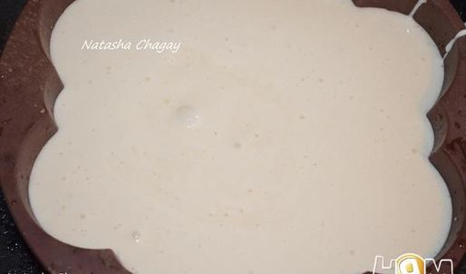 шарлотка со сметанным кремом