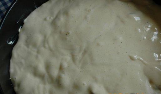 шарлотка со смородиной