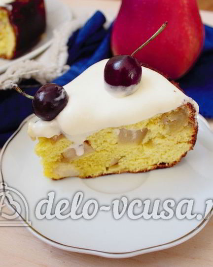 Рецепт шарлотки со взбитыми сливками