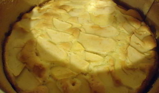 шарлотка яблочная