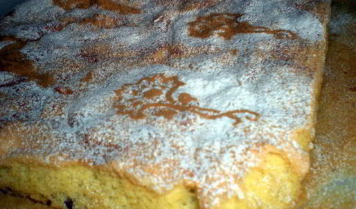 вишневая шарлотка