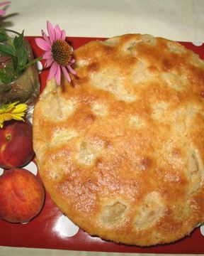 Яблочная шарлотка без яиц