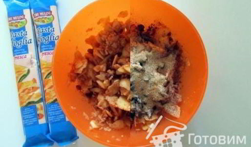 итальянский яблочный штрудель