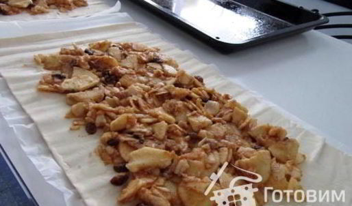 итальянский яблочный штрудель