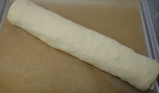 штрудель грушевый с творогом из слоёного теста