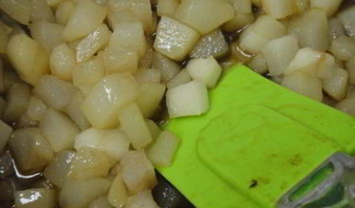 штрудель грушевый с творогом из слоёного теста