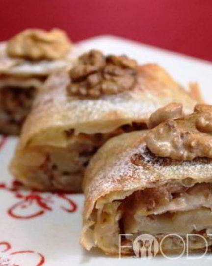 Рецепт штруделя иза лавашей