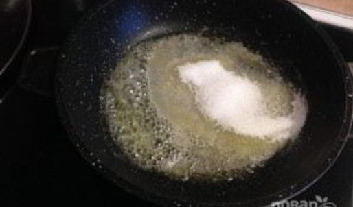 штрудель с грушей и яблоком