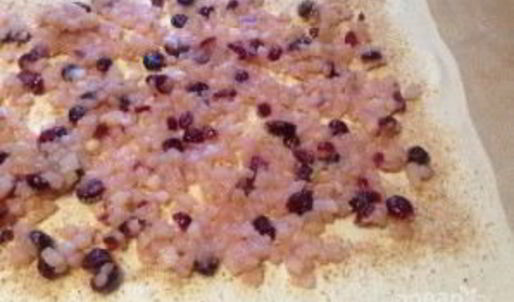 штрудель с грушей и яблоком