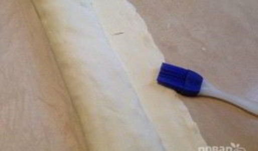 штрудель с грушей и яблоком