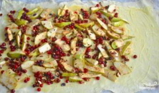 штрудель с грушей