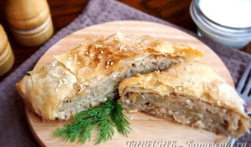 штрудель с капустой