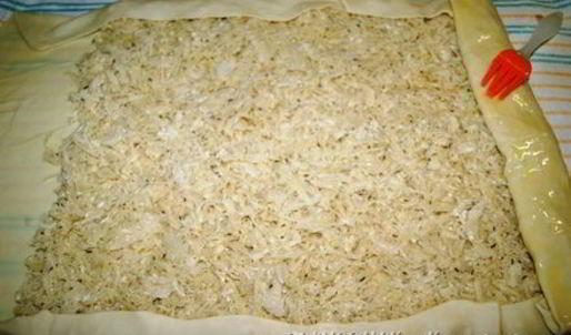 штрудель с капустой