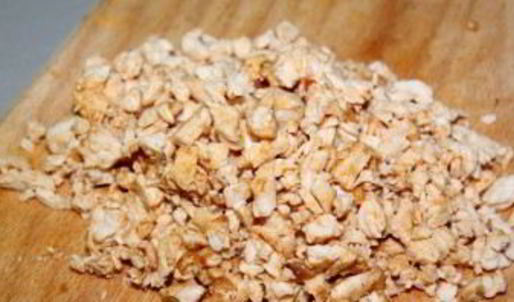 штрудель с курицей и грибами