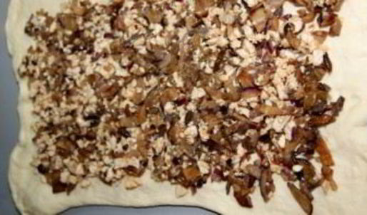 штрудель с курицей и грибами