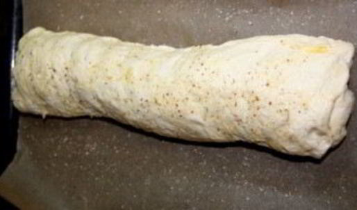 штрудель с курицей и грибами