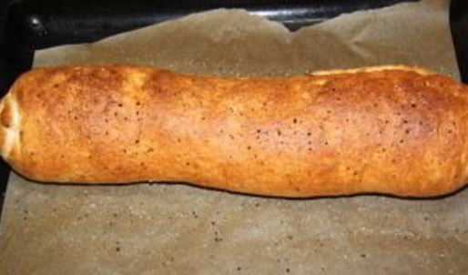 штрудель с курицей и грибами