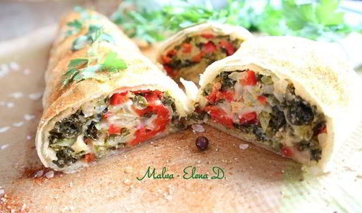 штрудель с савойской капустой