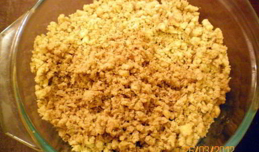 штрудель с яблоками и орехами