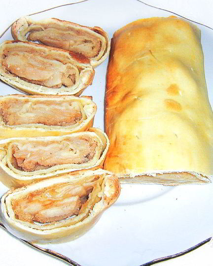 Рецепт штруделя с яблоками