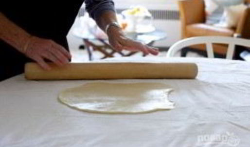 штрудель с яблоком