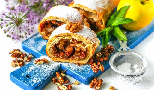 венский штрудель с яблоками