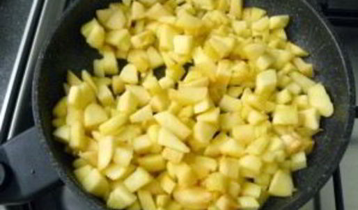 яблочный штрудель из готового слоеного теста