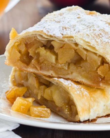 Рецепт яблочного штруделя