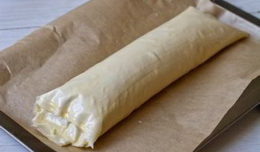 закусочный штрудель с грибами и сыром