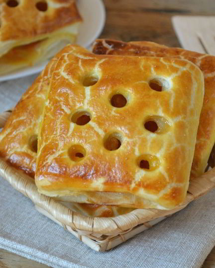 Рецепт слоек иза бездрожжевого тест