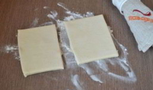 слойки из бездрожжевого теста