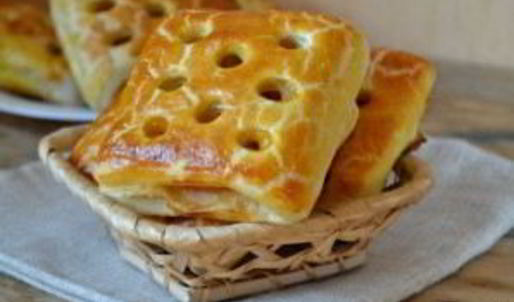 слойки из бездрожжевого теста