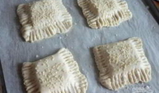 слойки из готового дрожжевого теста