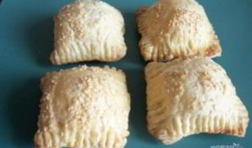 слойки из готового дрожжевого теста