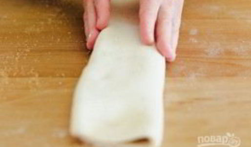 слойки из слоеного теста с сахаром