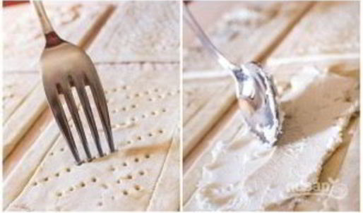 слойки с инжиром и ветчиной