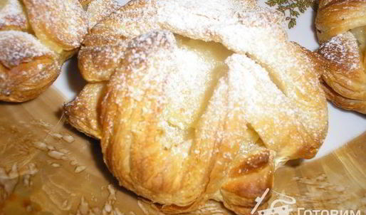 слойки с кремом патисьер