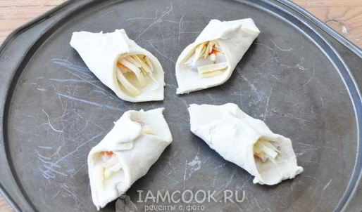 слойки с минтаем