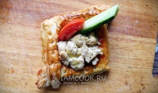 слойки с мясом dog bowl