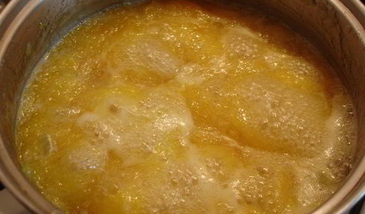 апельсиновые сырники с апельсиновым вареньем