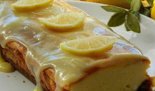 лимонный сырник со сливочной помадкой