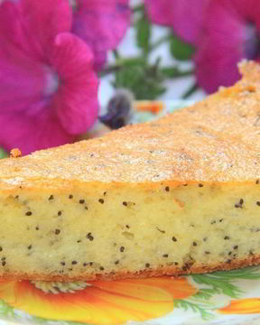 Немецкий маковый творожник